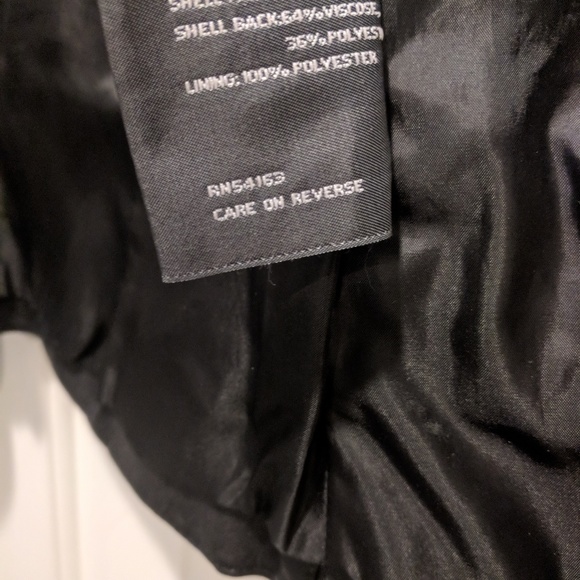 NWOT Kenneth Cole Faux Leather Jacket - Picture 5 of 6